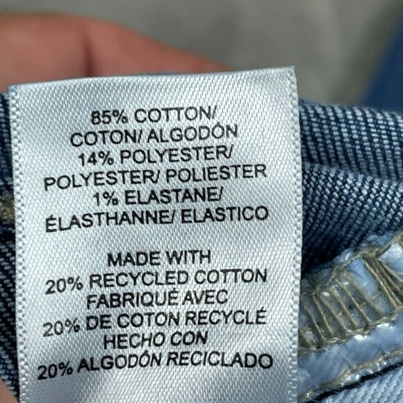 Lucky Brand 223 Straight Jeans Mens 34x29 Light Blue Stretch Denim a0196 - Picture 6 of 11